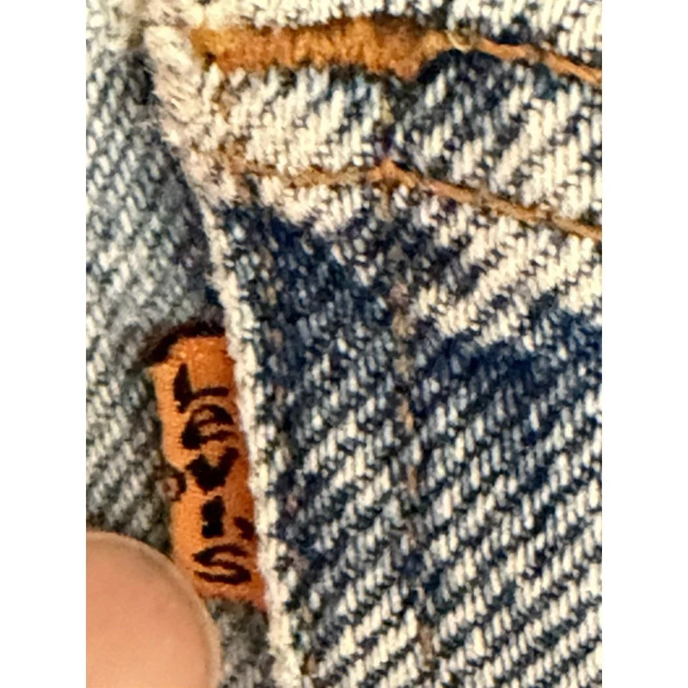 Levis Jeans Mens 38x30 Blue Light Wash 505 Orange Tab Denim Vintage 90s 220